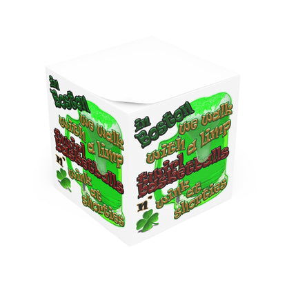 celtic's logo - note cube (white)
