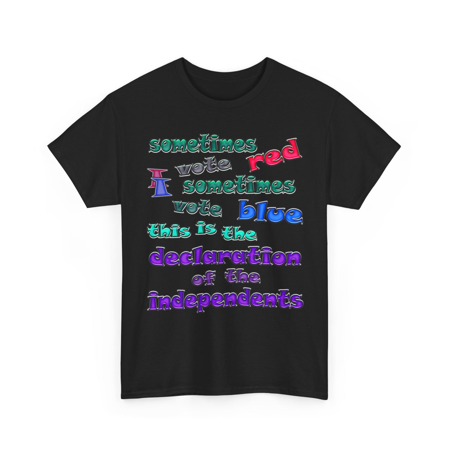 declaration of the independents - Unisex Heavy Cotton Tee