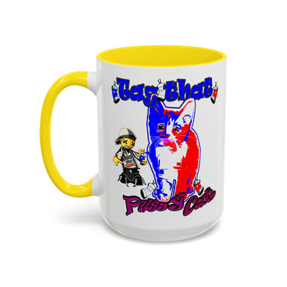 tag that - Accent Mug (white)