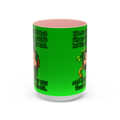 turtle race - Accent Mug (logo green)