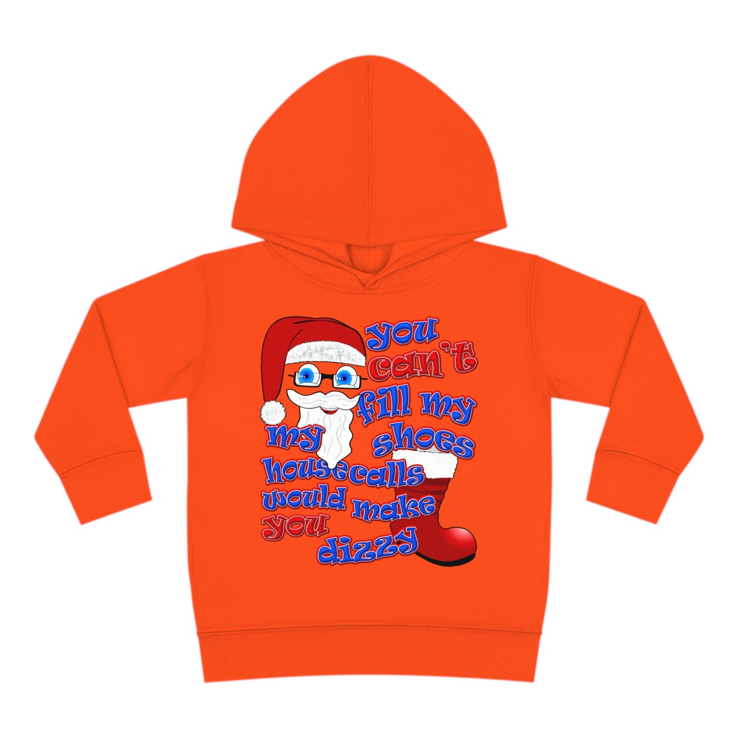 santa's shoes - Toddler Pullover Fleece Hoodie