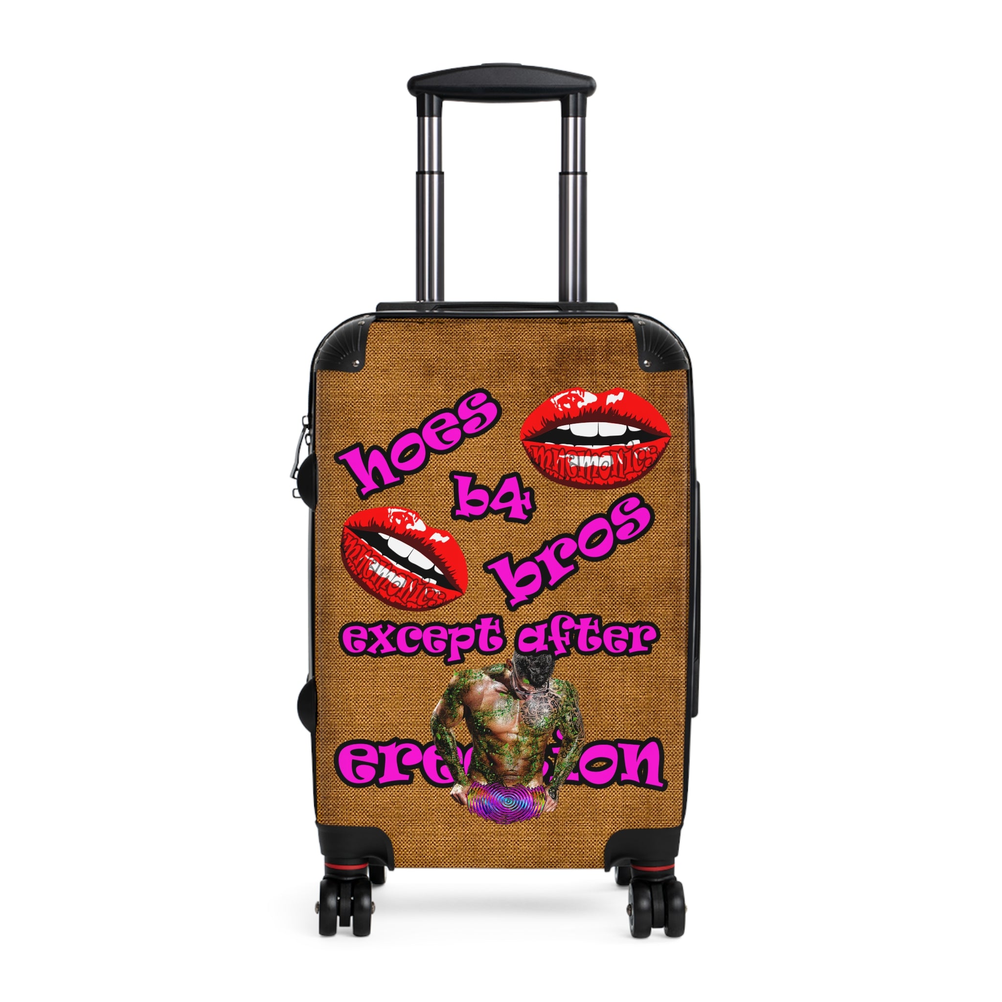 hoes b4 bros - Suitcase (brown papyrus)