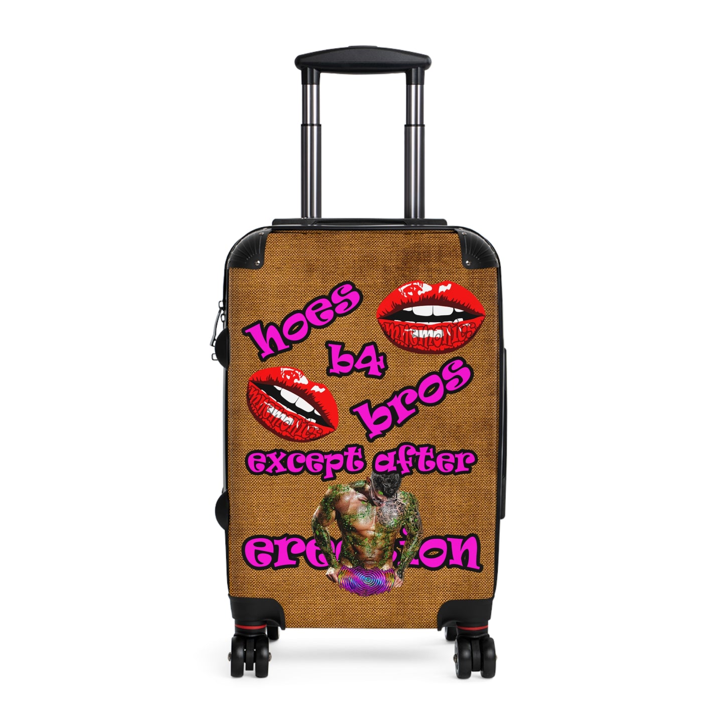 hoes b4 bros - Suitcase (brown papyrus)