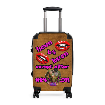 hoes b4 bros - Suitcase (brown papyrus)