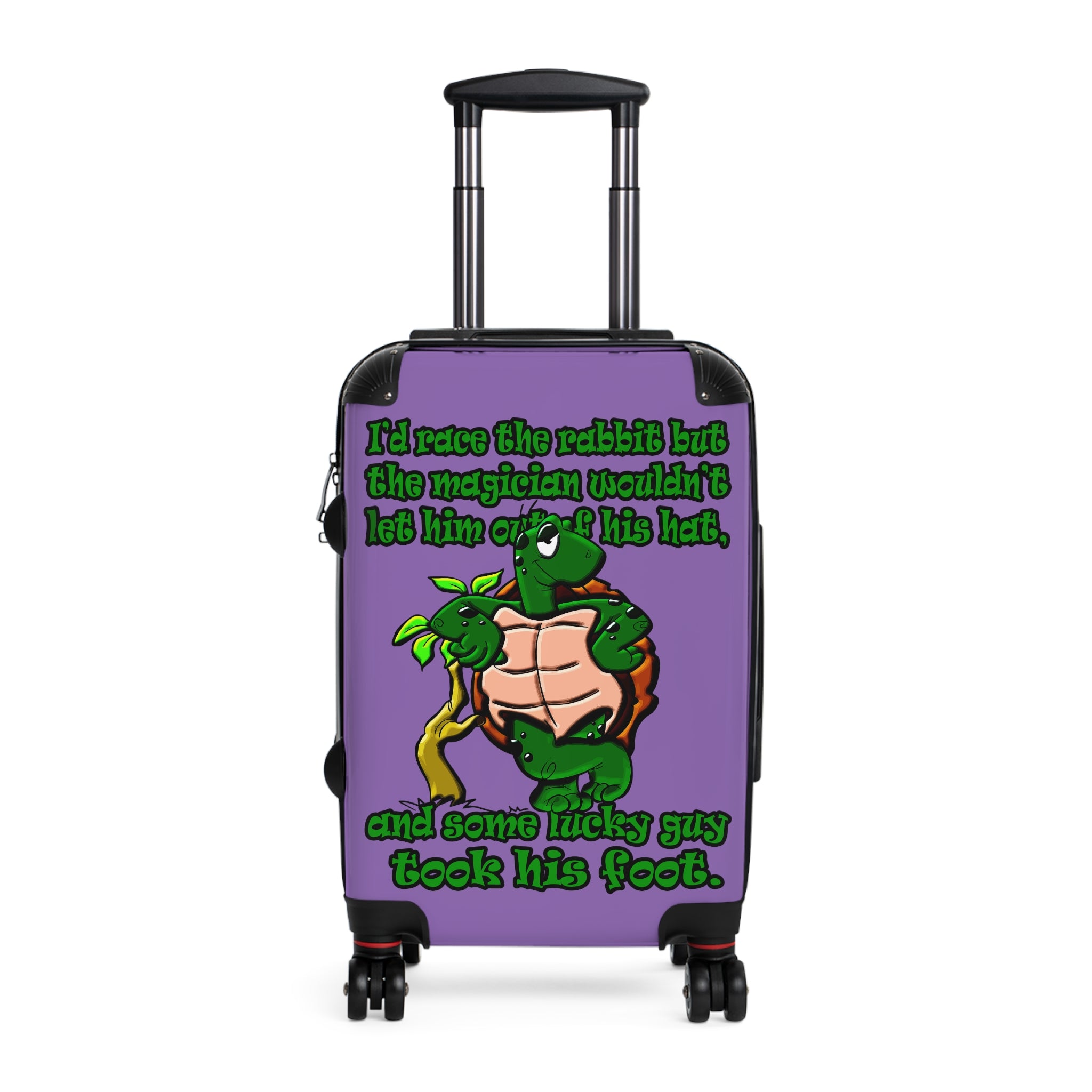 turtle race - Suitcase (light purple)