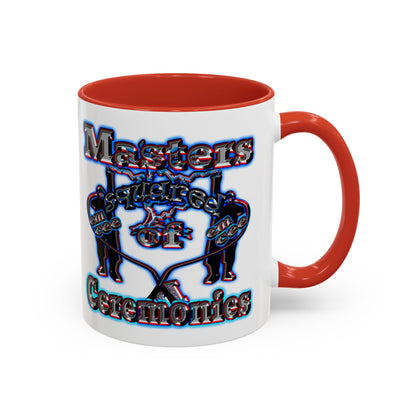 em cee squared - Accent Mug (white)