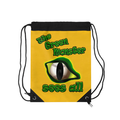 green monster - Drawstring Bag (yellow)
