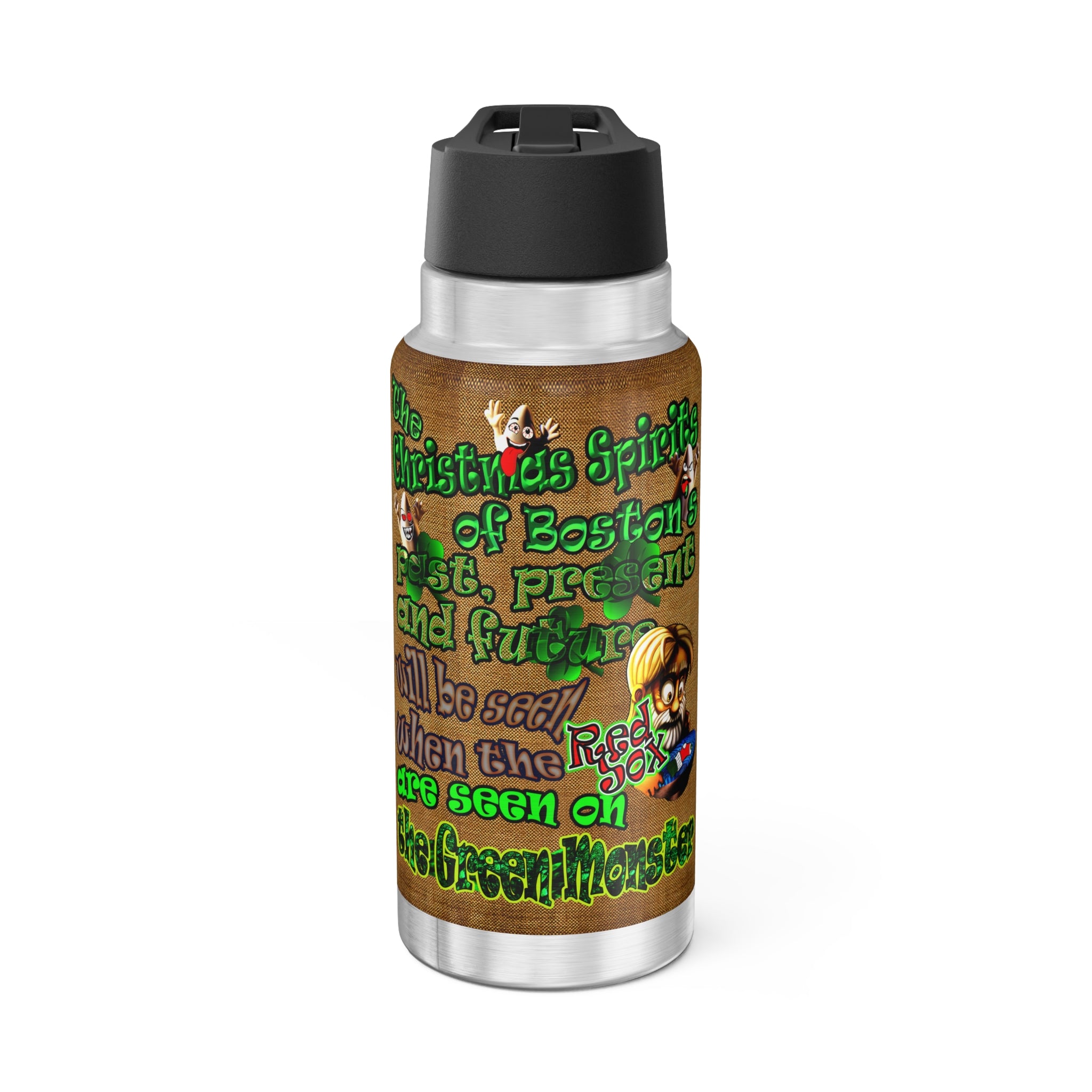 christmas spirits of boston - Gator Tumbler, 32oz  (brown papyrus)