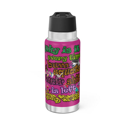 the bum's shit - Gator Tumbler, 32oz (pink)