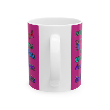 declaration of the independents - White Mug (pink)