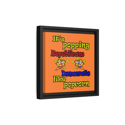 popping like popcorn - framed canvas art (crusta)