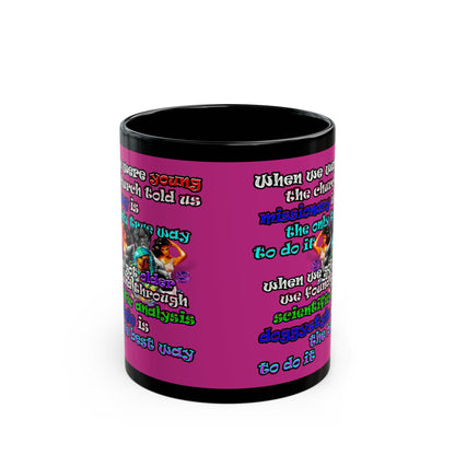 doggystyle - Black Mug (pink)
