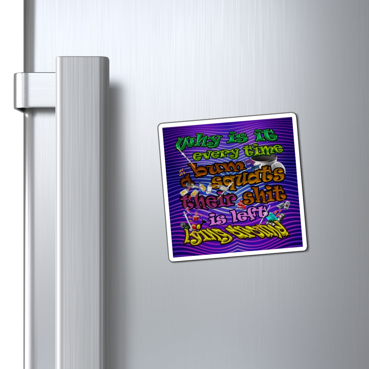 the bum's shit - Magnets - (purple wave)
