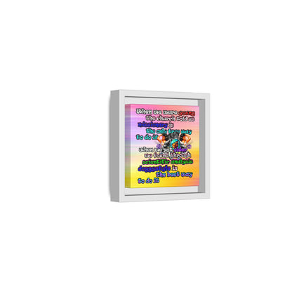doggystyle - framed canvas art (color blur)