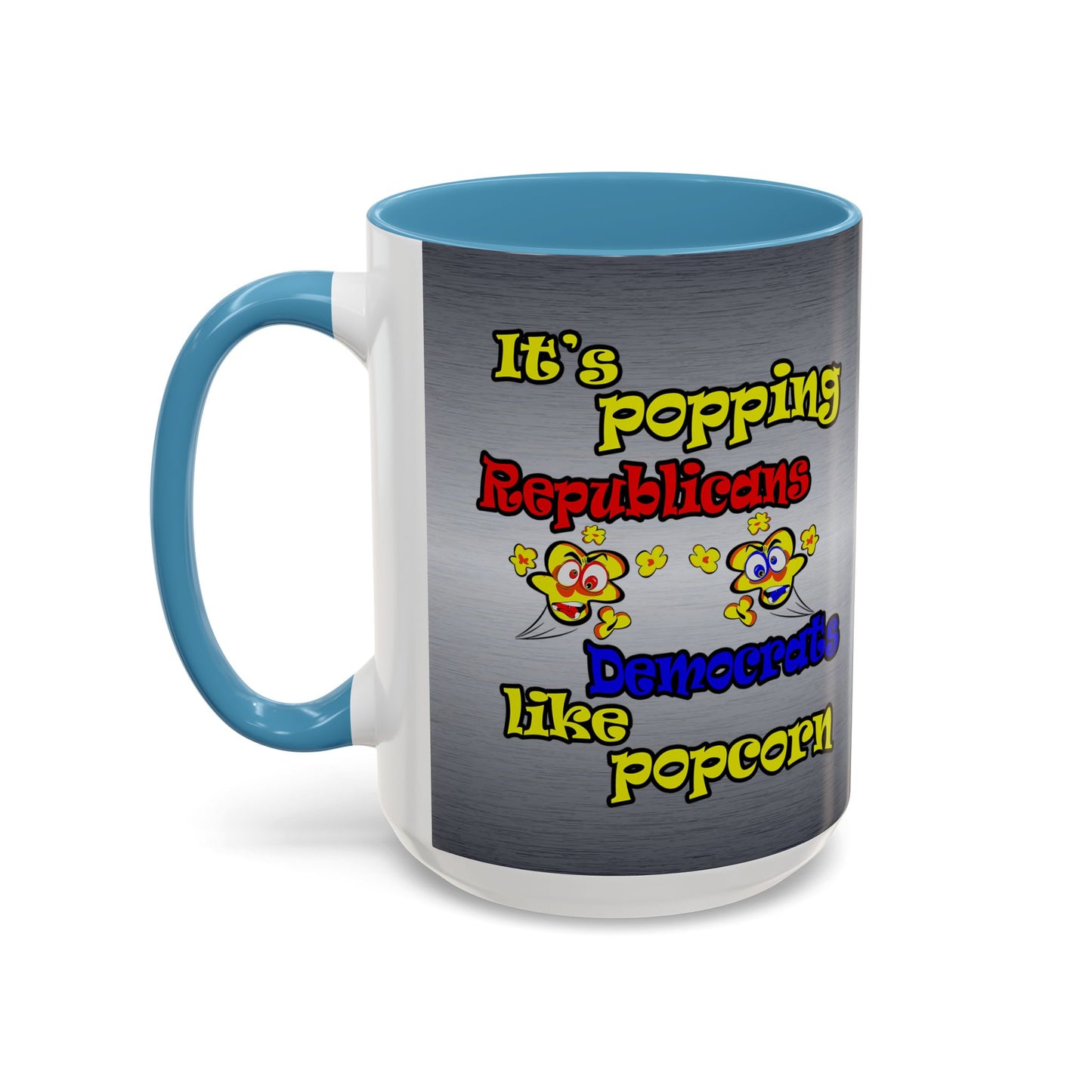 popping like popcorn - Accent Mug (brushed nickel)