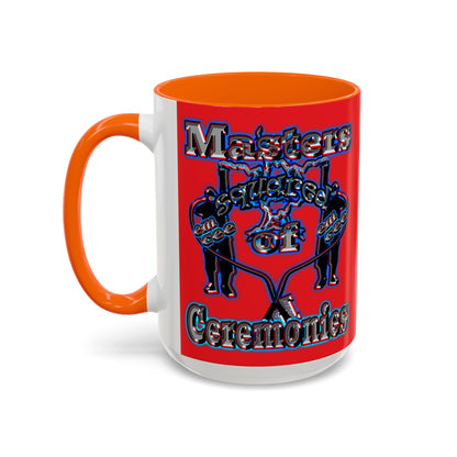 em cee squared - Accent Mug (red)