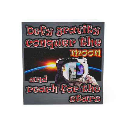 defy conquer reach - note cube (grey-light grey)