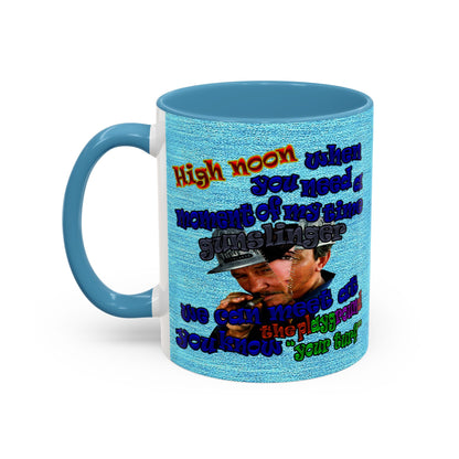 high noon - Accent Mug (faded blue)