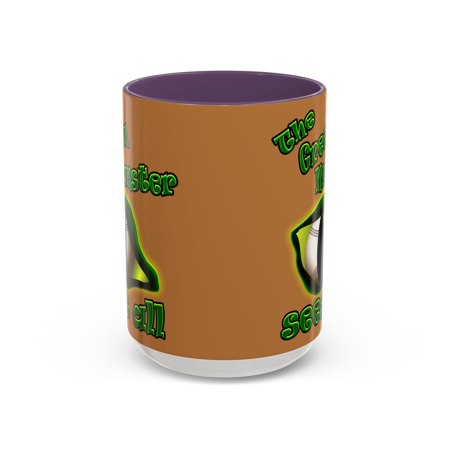 green monster - Accent Mug (light brown)
