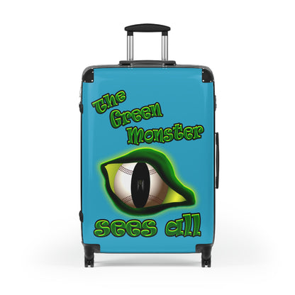 green monster - Suitcase (turquoise)