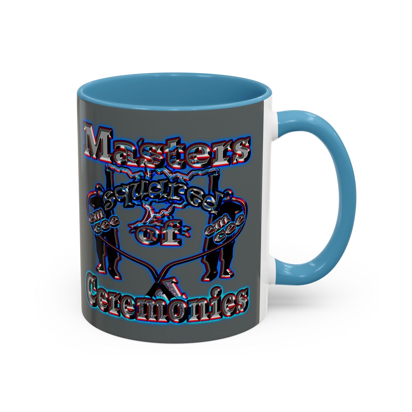 em cee squared - Accent Mug (dark grey)