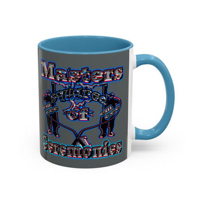 em cee squared - Accent Mug (dark grey)