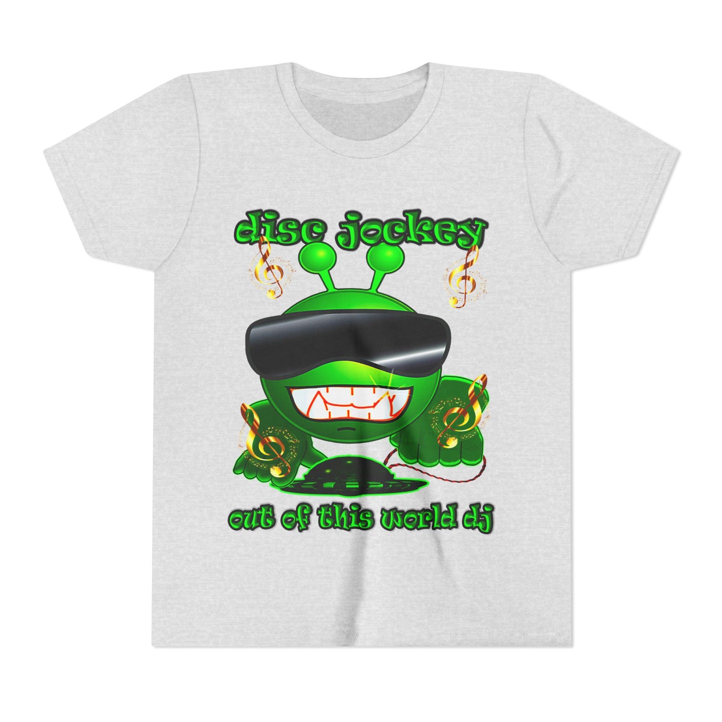 disc jockey - Youth Short Sleeve Tee