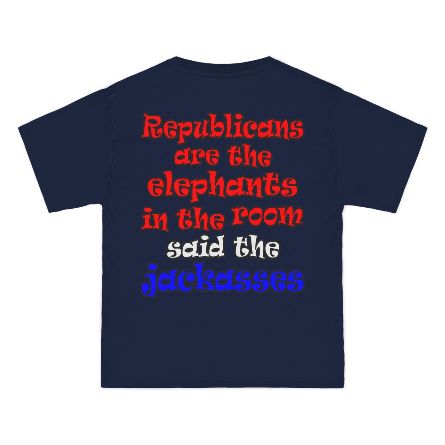 donkeys and elephants - Beefy-T®  Short-Sleeve T-Shirt