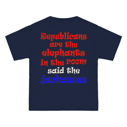 donkeys and elephants - Beefy-T®  Short-Sleeve T-Shirt