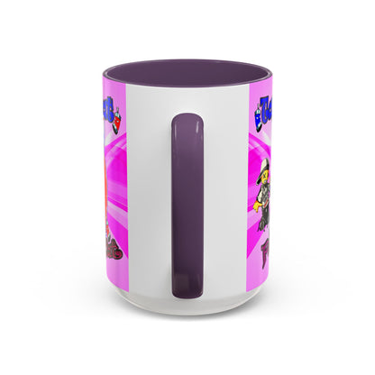 tag that - Accent Mug (light blue-pink wave)