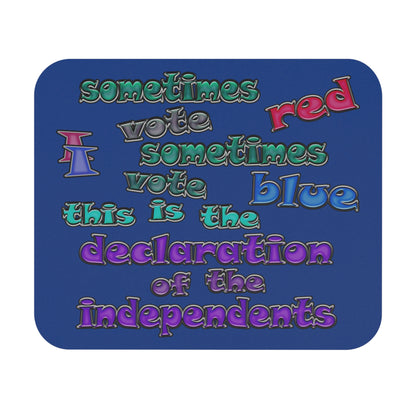 declaration of the independents - Mouse Pad (Rectangle) (dark blue)