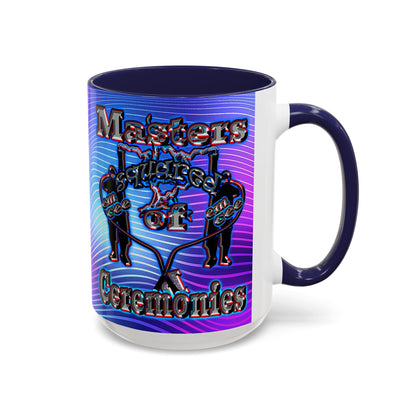 em cee squared - Accent Mug (purple wave)