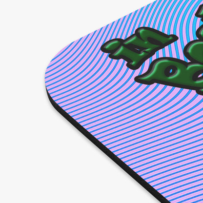 celtics logo - Mouse Pad (Rectangle) (light blue-purple wave)