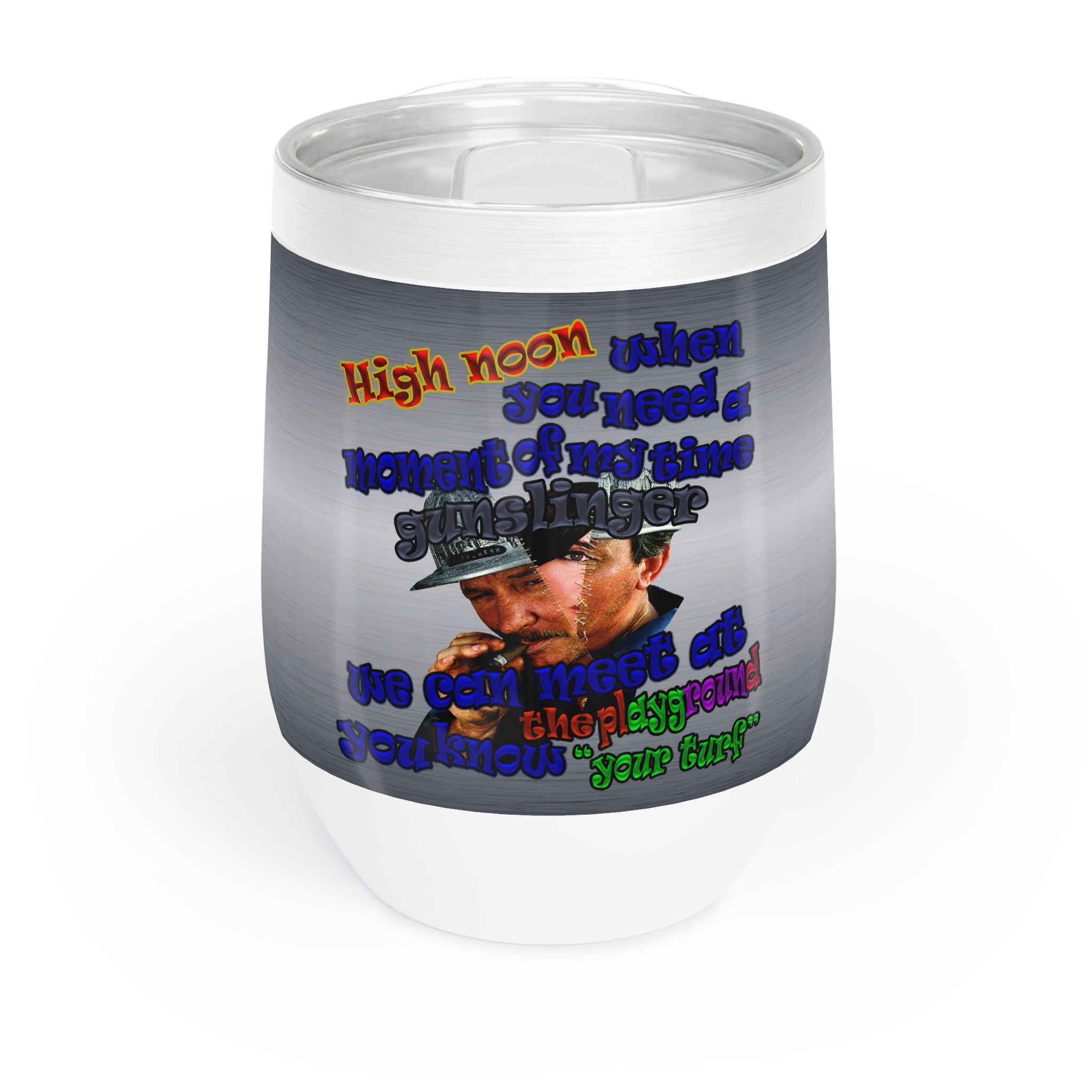 high noon - Chill Wine Tumbler (brushed nickel)