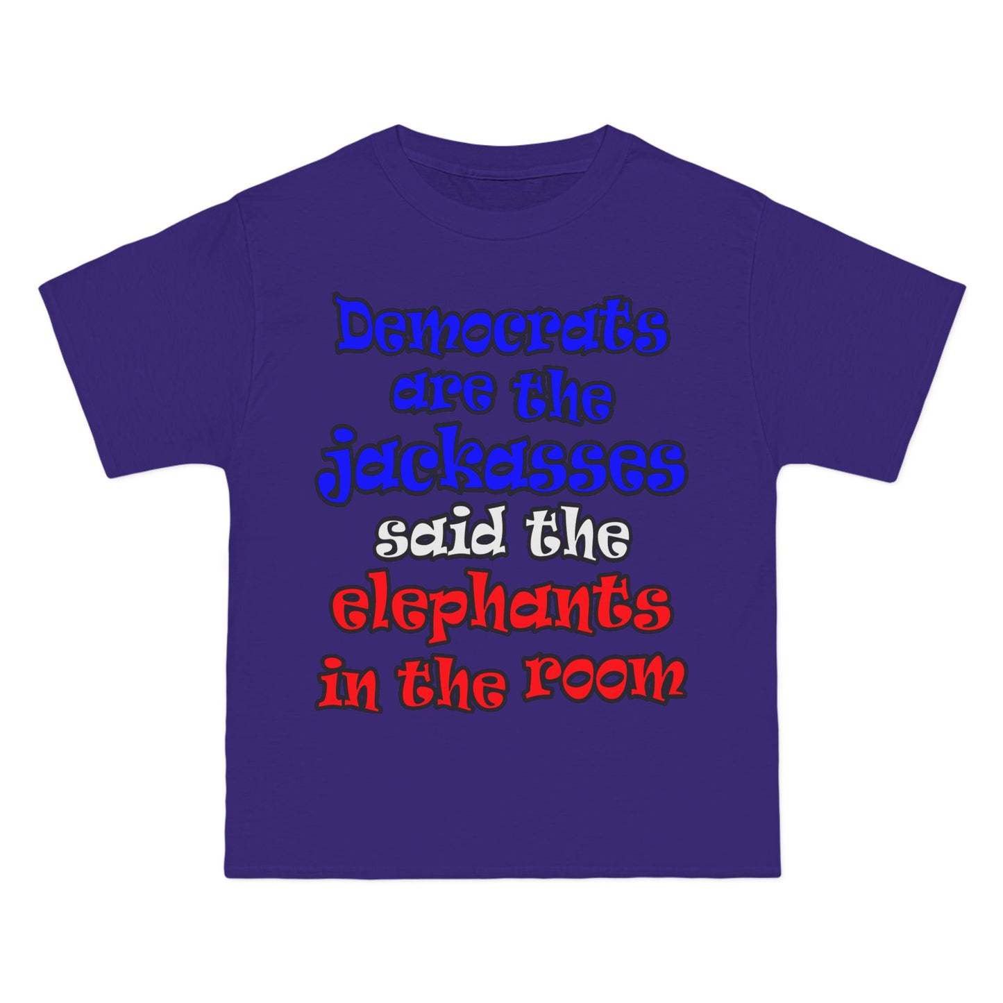 donkeys and elephants - Beefy-T®  Short-Sleeve T-Shirt