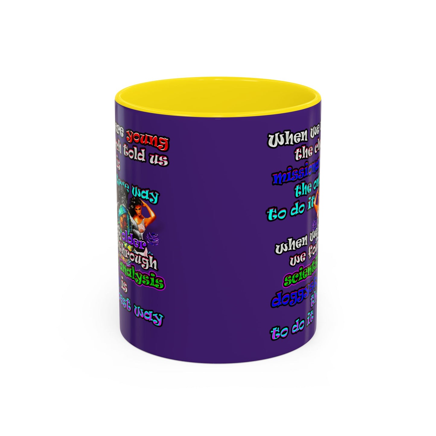 doggystyle - Accent Mug (purple)