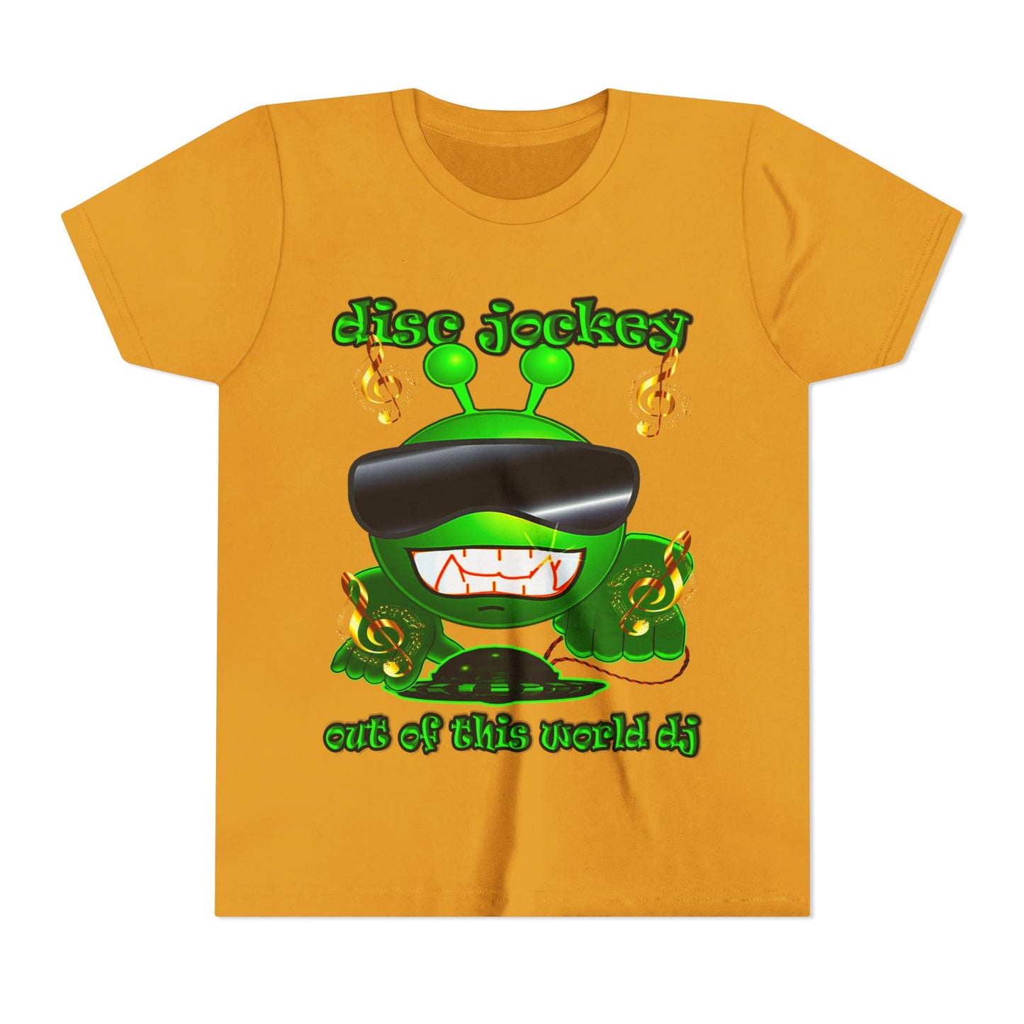 disc jockey - Youth Short Sleeve Tee