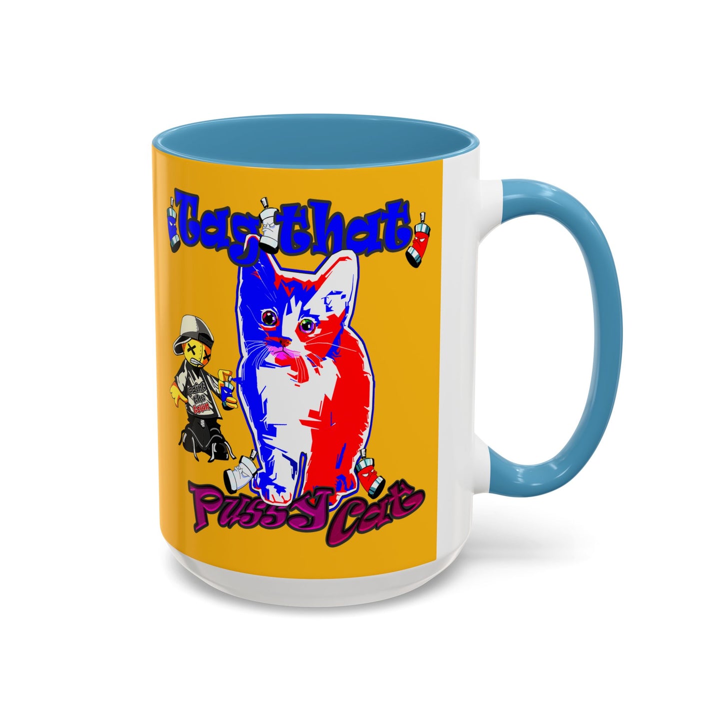 tag that - Accent Mug (yellow)