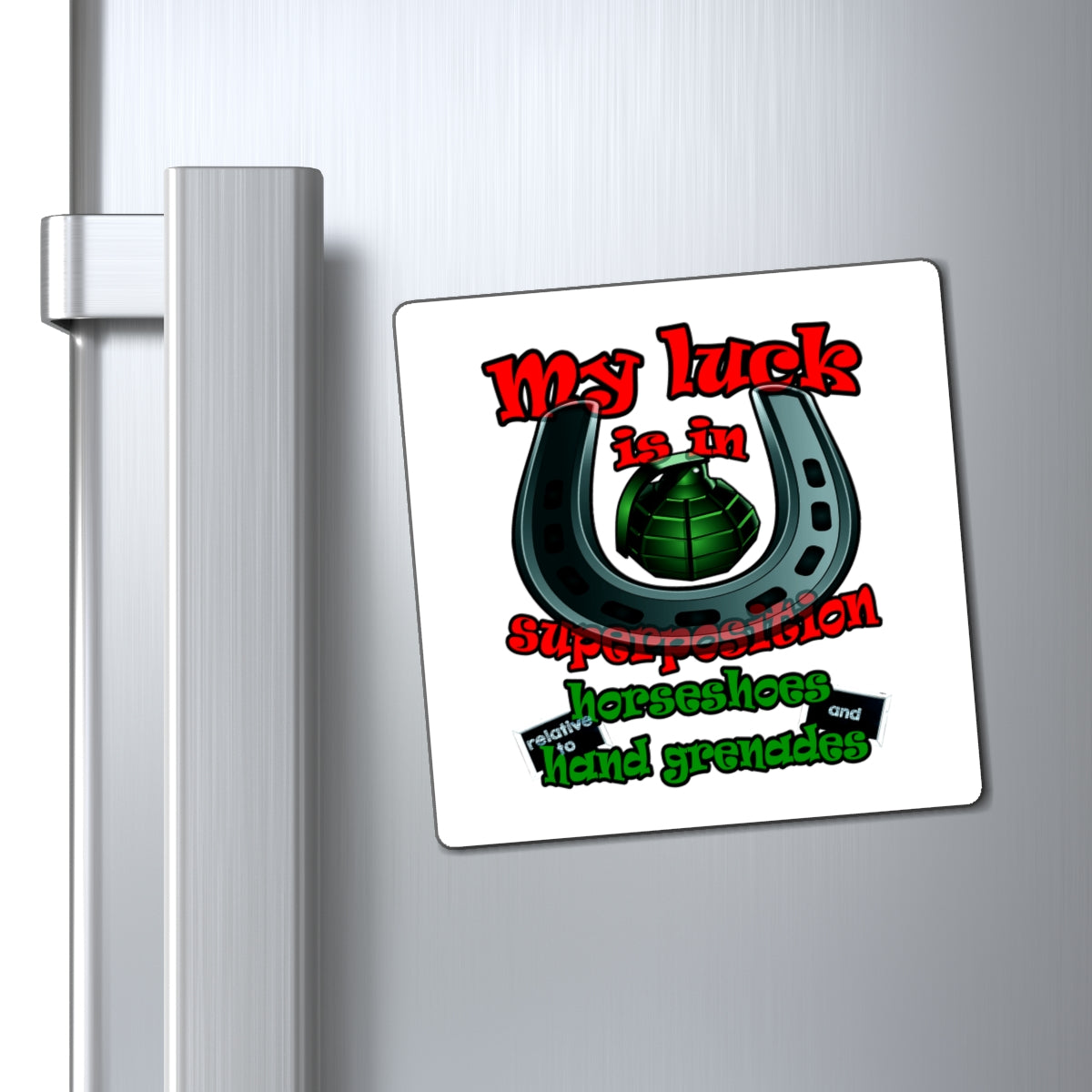 my luck - Magnets - (white)