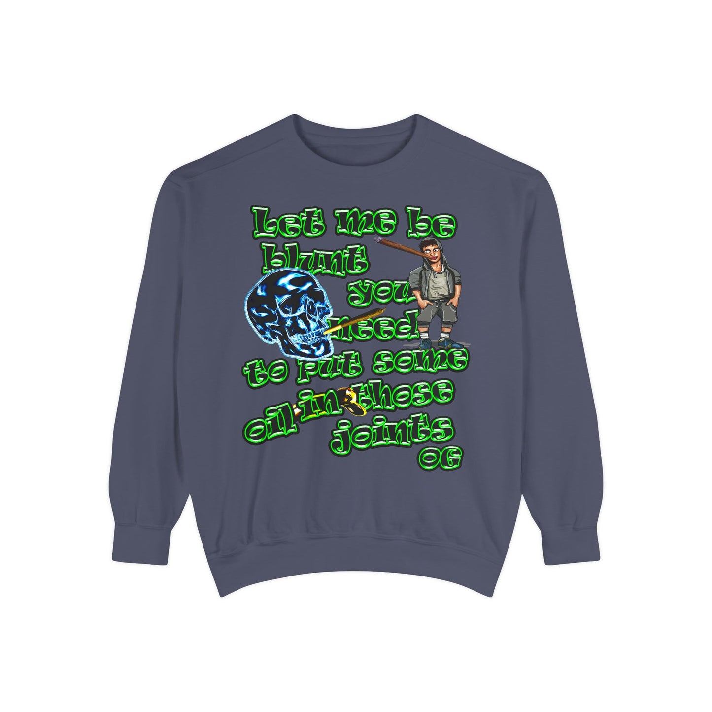 og - Unisex Garment-Dyed Sweatshirt