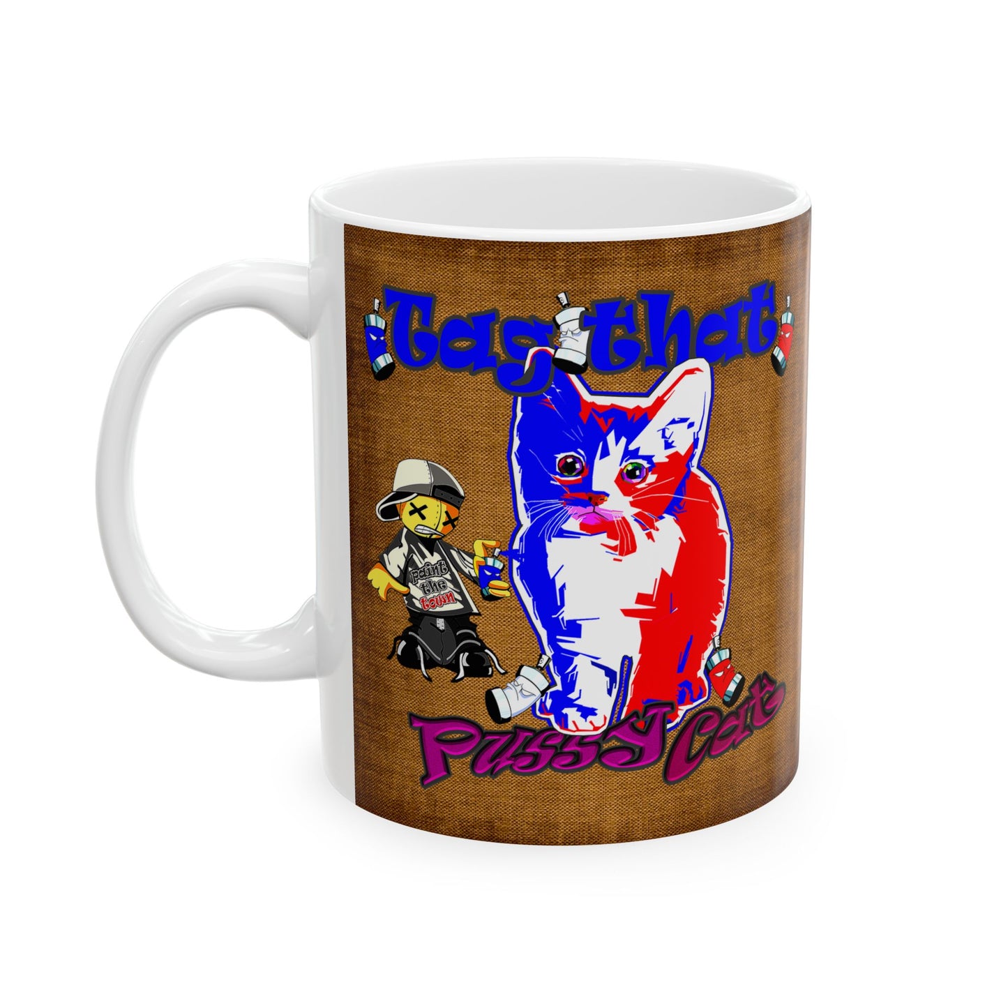 tag that - White Mug (brown papyrus)