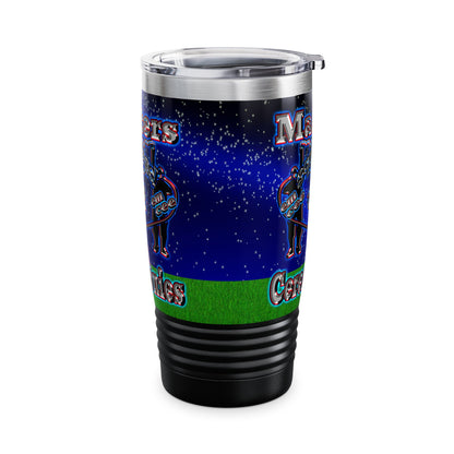 em cee squared - Ringneck Tumbler, 20oz ('snoops' background)
