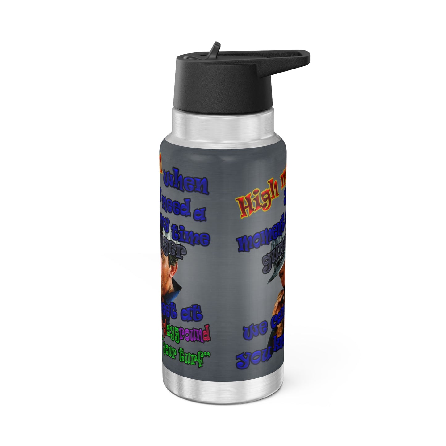 high noon - Gator Tumbler, 32oz  (grey-light grey)