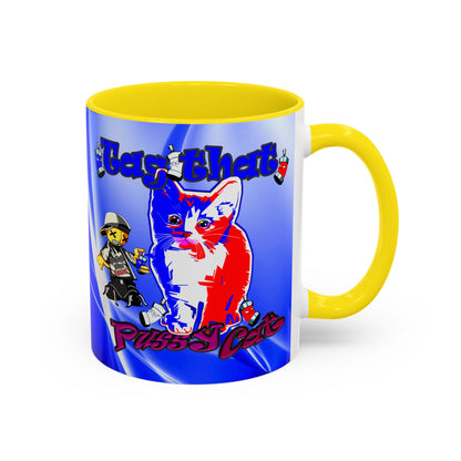 tag that - Accent Mug (blue-white wave)