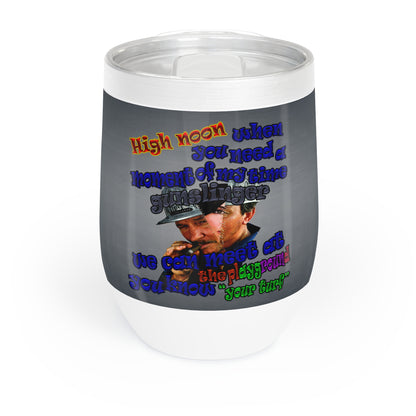 high noon - Chill Wine Tumbler (grey-light grey)