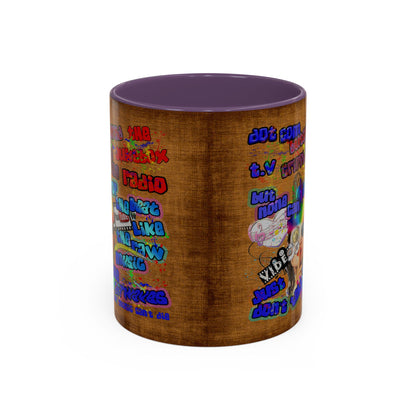 drop the beat - Accent Mug (brown papyrus)