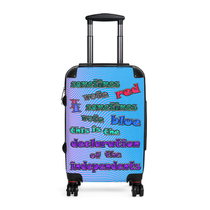 declaration of the independents - Suitcase (light blue-purple wave)