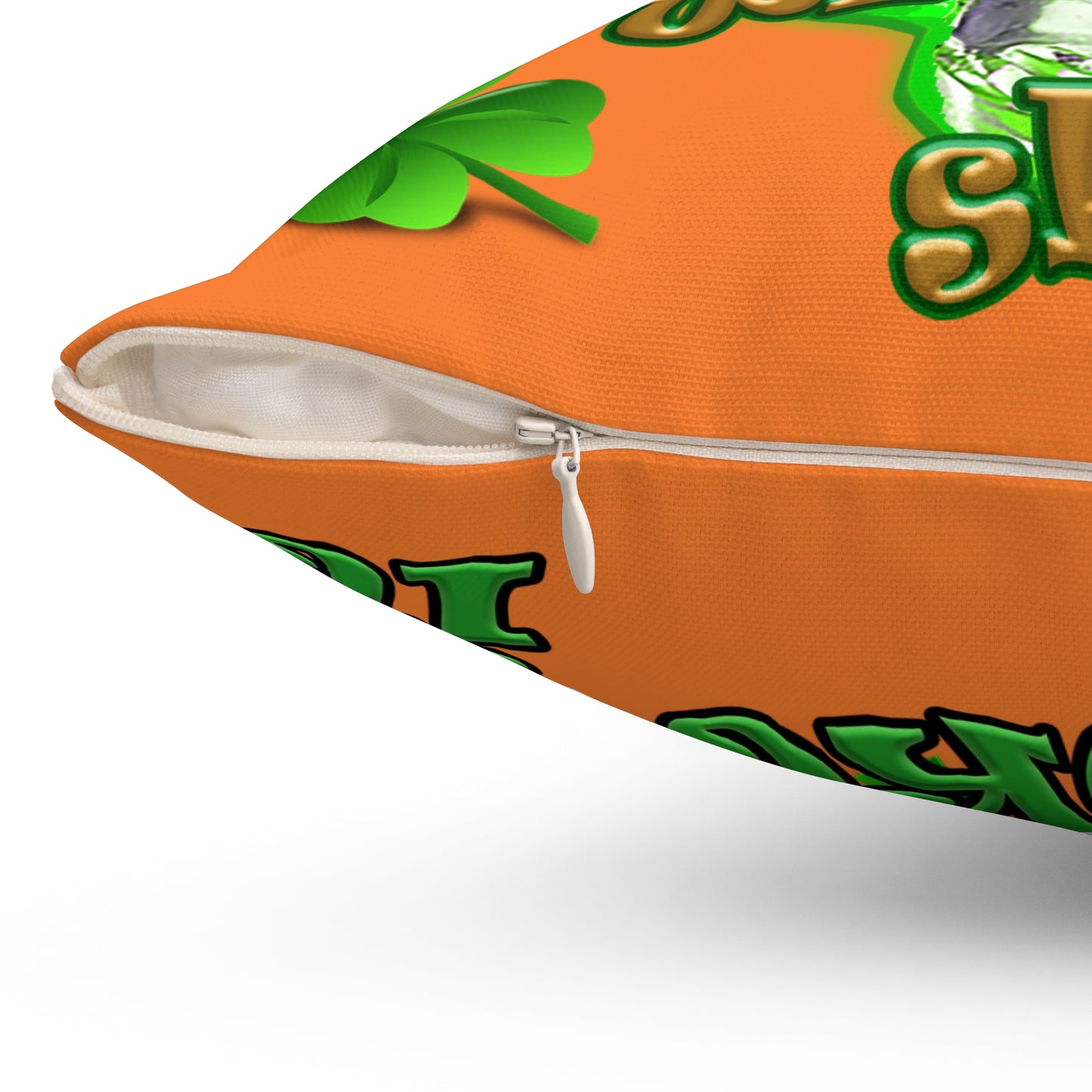 celtics logo - Spun Polyester Square Pillow - (crusta)