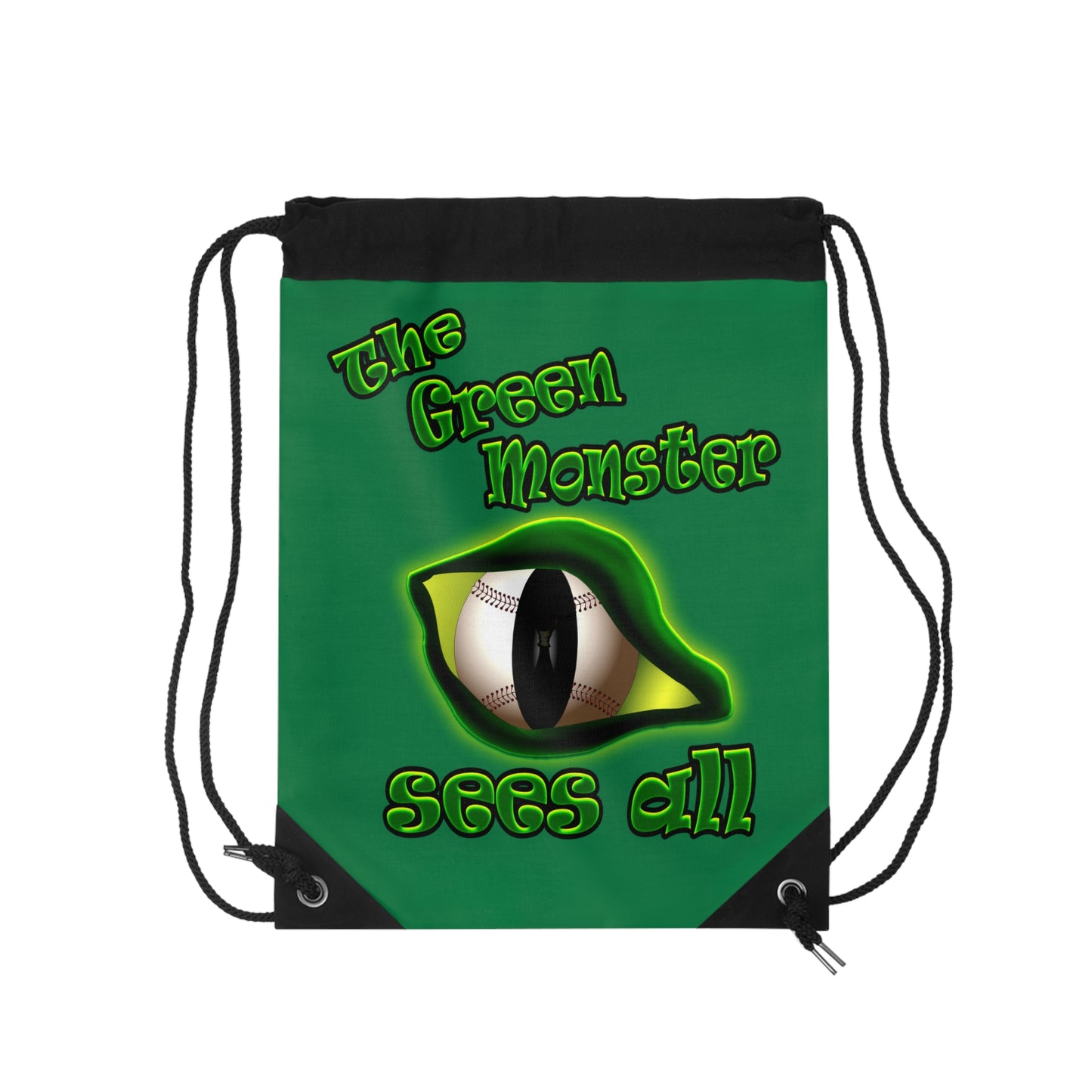 green monster - Drawstring Bag (dark green)