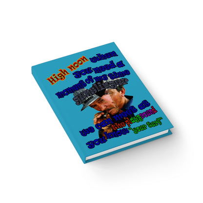 high noon - journal-lined (turquoise)